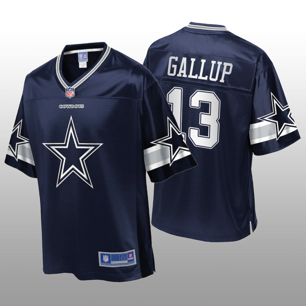 Michael Gallup Dallas Cowboys Pro Line Navy Icon Jersey