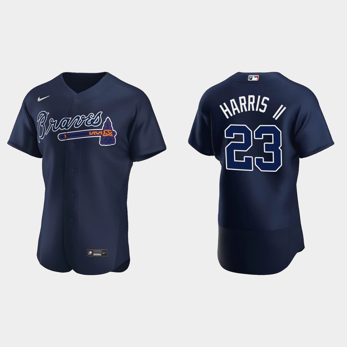 Michael Harris II Atlanta Braves Jersey - Navy
