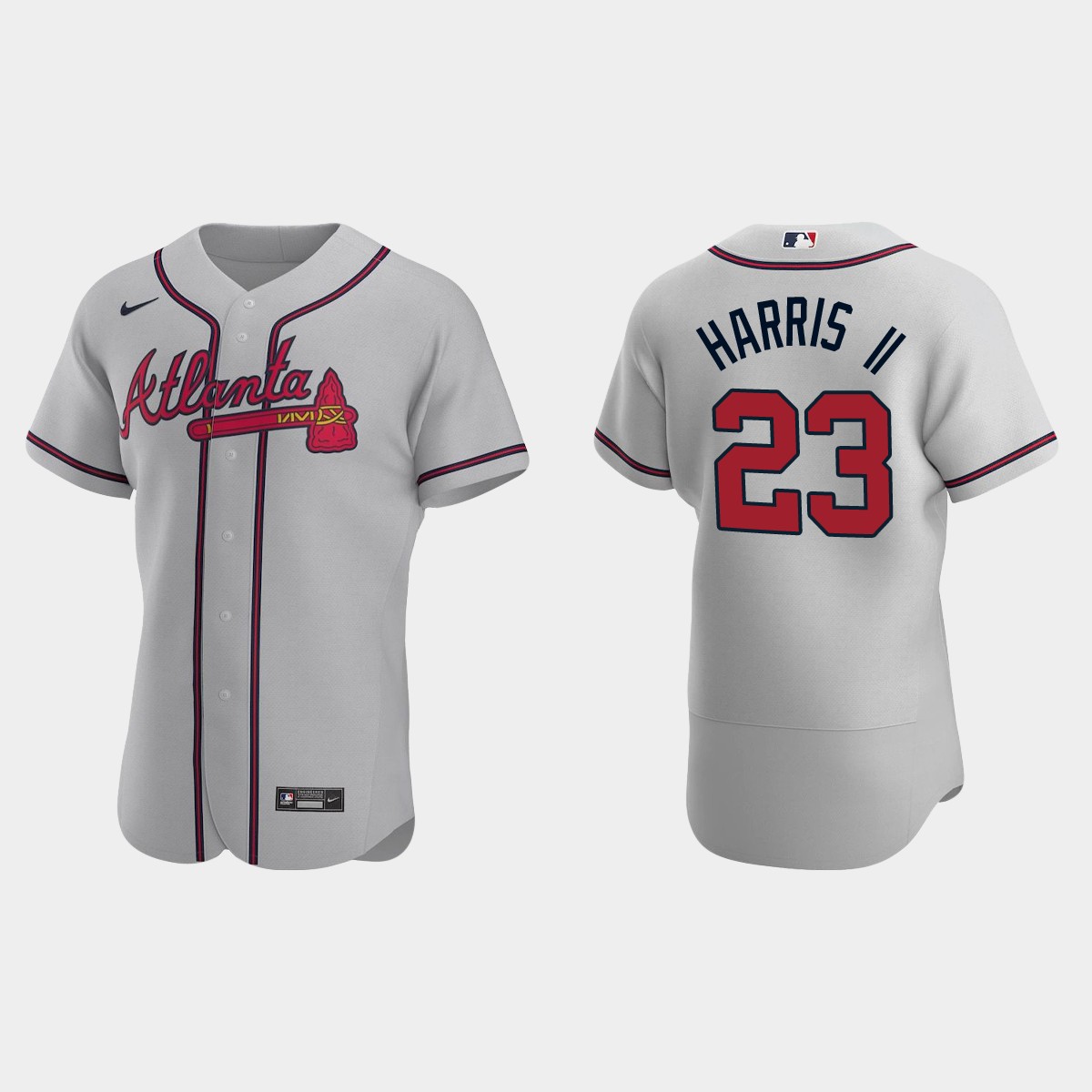 Michael Harris II Atlanta Braves Road Jersey - Gray