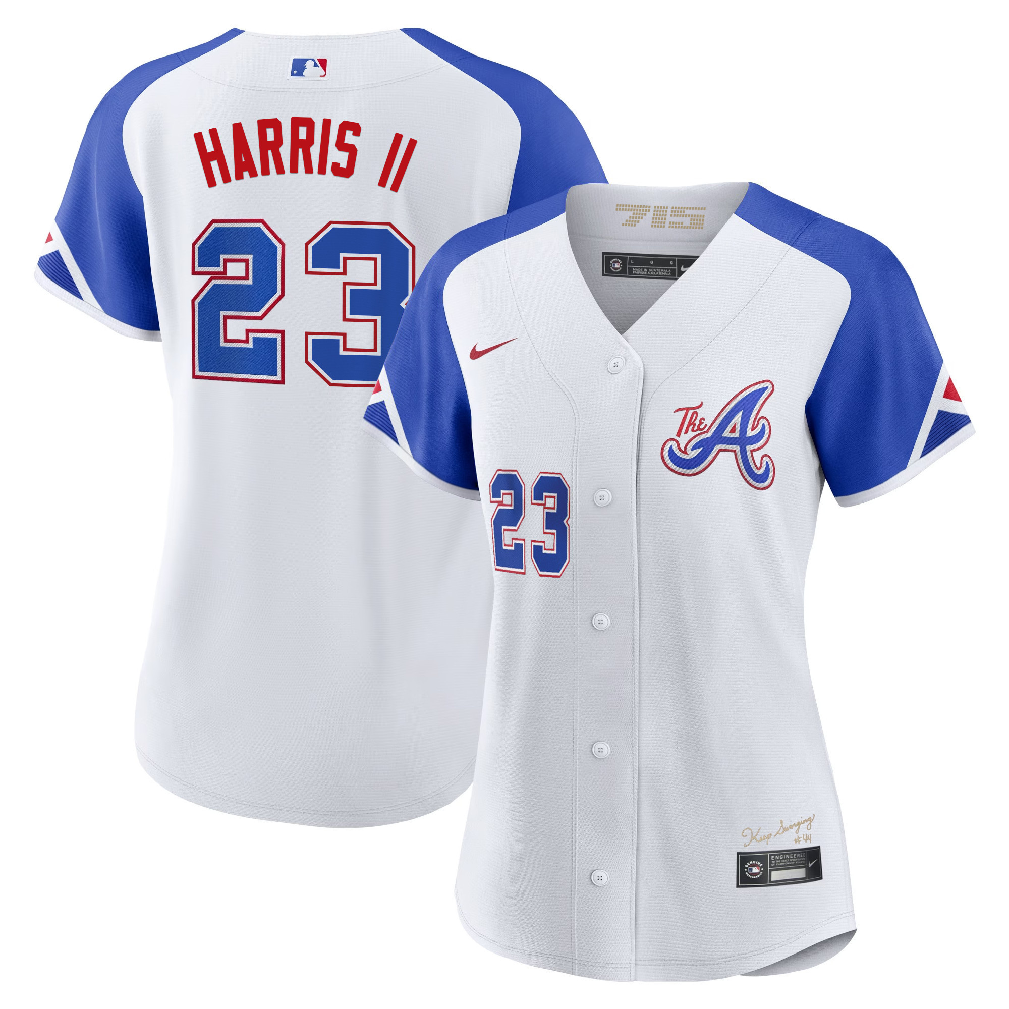 Michael Harris II Women's Atlanta Braves Champions City Connect Gold Jersey - All Stitched