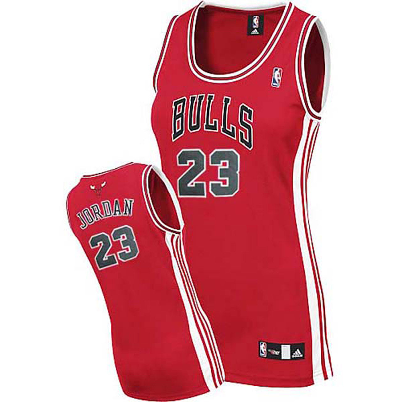 Michael Jordan Chicago bulls #23 Swingman Womens Red Jersey