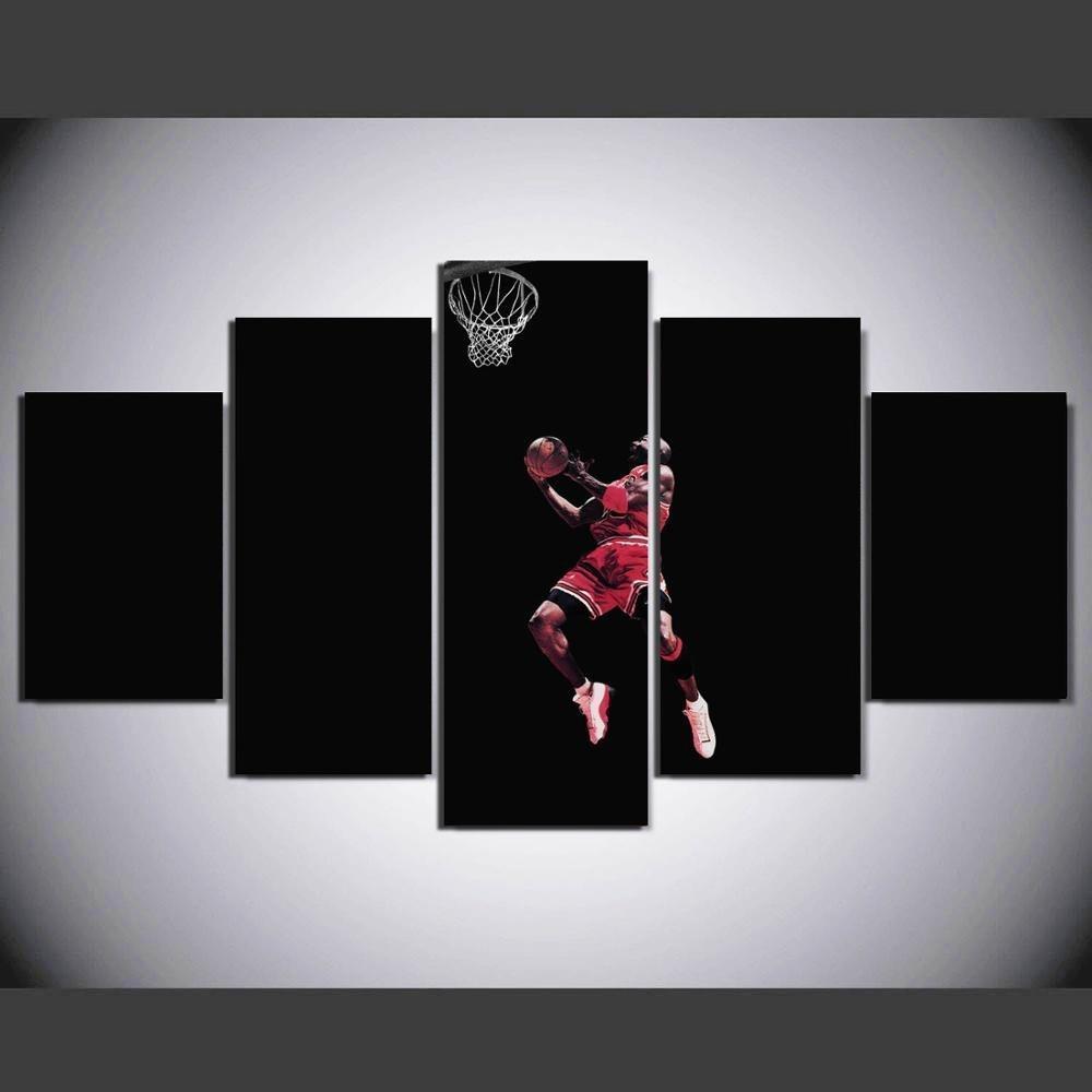 Michael Jordan Dunking Celebrity – Canvas Art Wall Decor