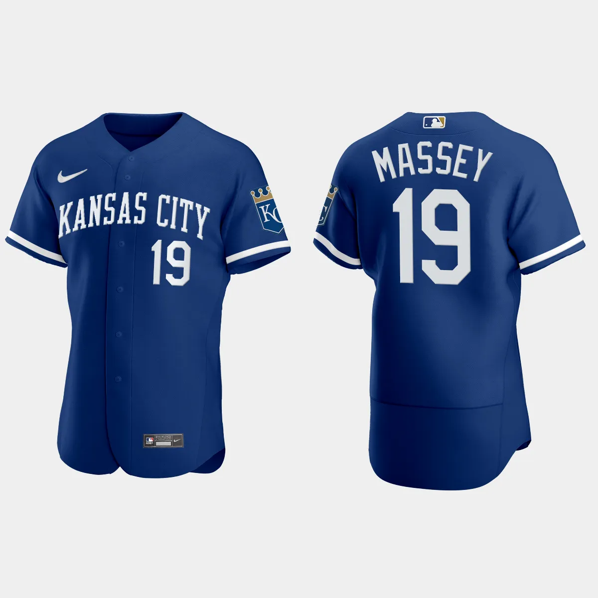 Michael Massey Kansas City Royals Jersey - Royal