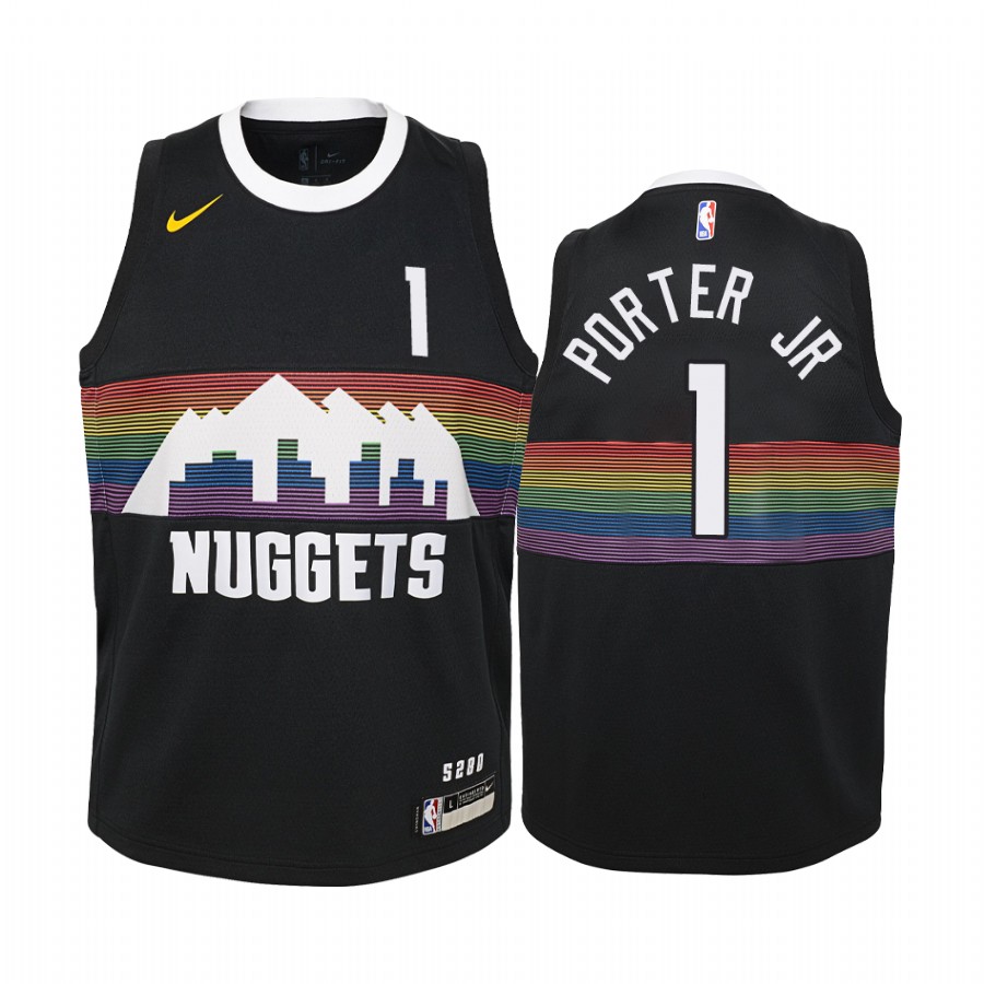 Michael Porter Jr. Denver Nuggets 2019-20 City Youth Jersey - Black