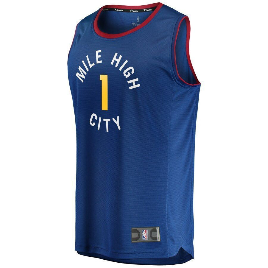 Michael Porter Jr. Denver Nuggets Fast Break Jersey – Statement Edition – Blue