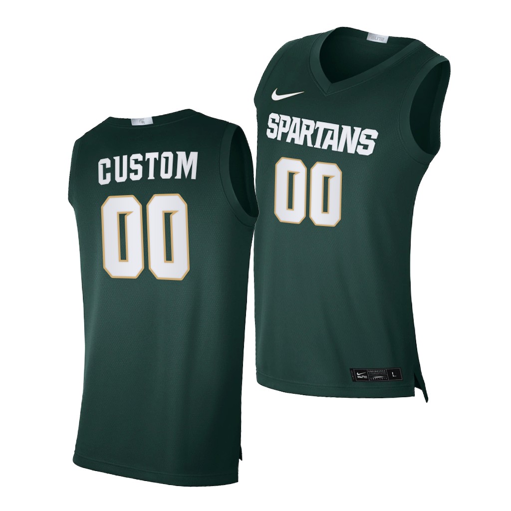 Michigan State Spartans Custom Green 2020-21 Alumni Limited College Jersey