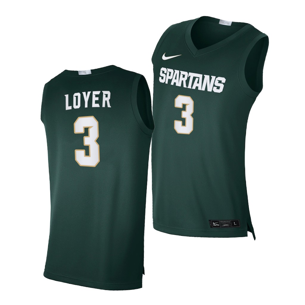 Michigan State Spartans Foster Loyer Green 2020-21 Alumni Limited College Jersey