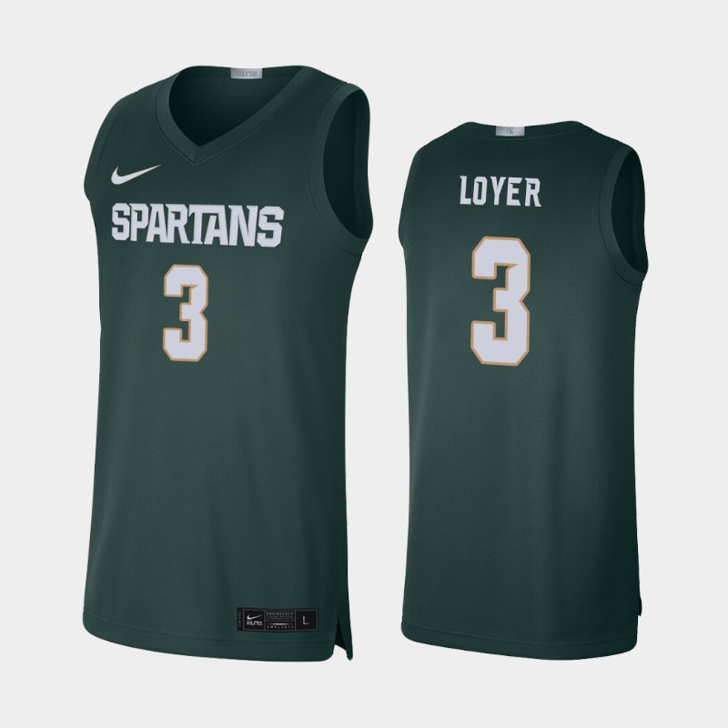 Michigan State Spartans Foster Loyer Green Limited College Jersey