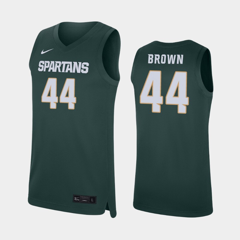 Michigan State Spartans Gabe Brown Green College Jersey