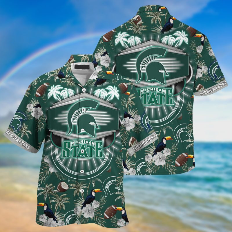 Michigan State Spartans NCAA – Hawaii Shirt For This Season – Gift For Sport Lovers