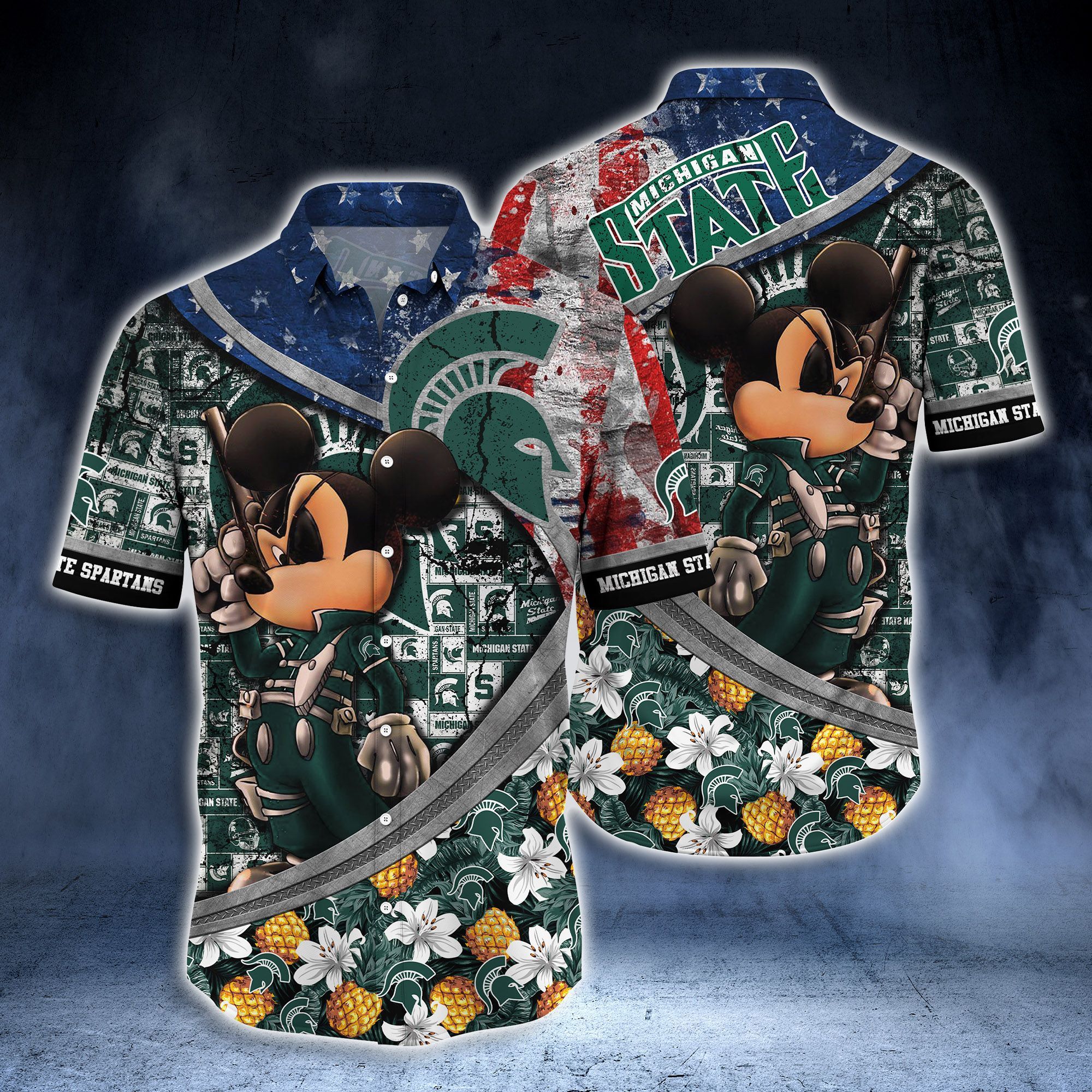 Michigan State Spartans NCAA -Hawaii Shirt Style Hot Trending