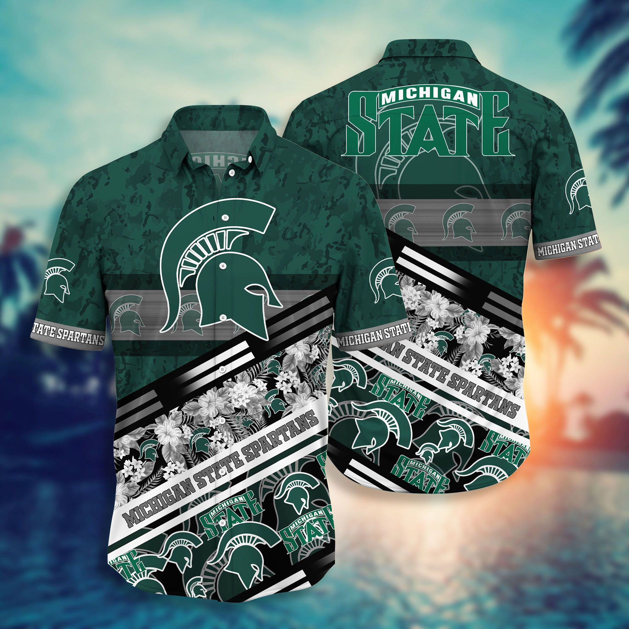 Michigan State Spartans NCAA -Hawaii Shirt Style Hot Trending Summer-Hawaiian