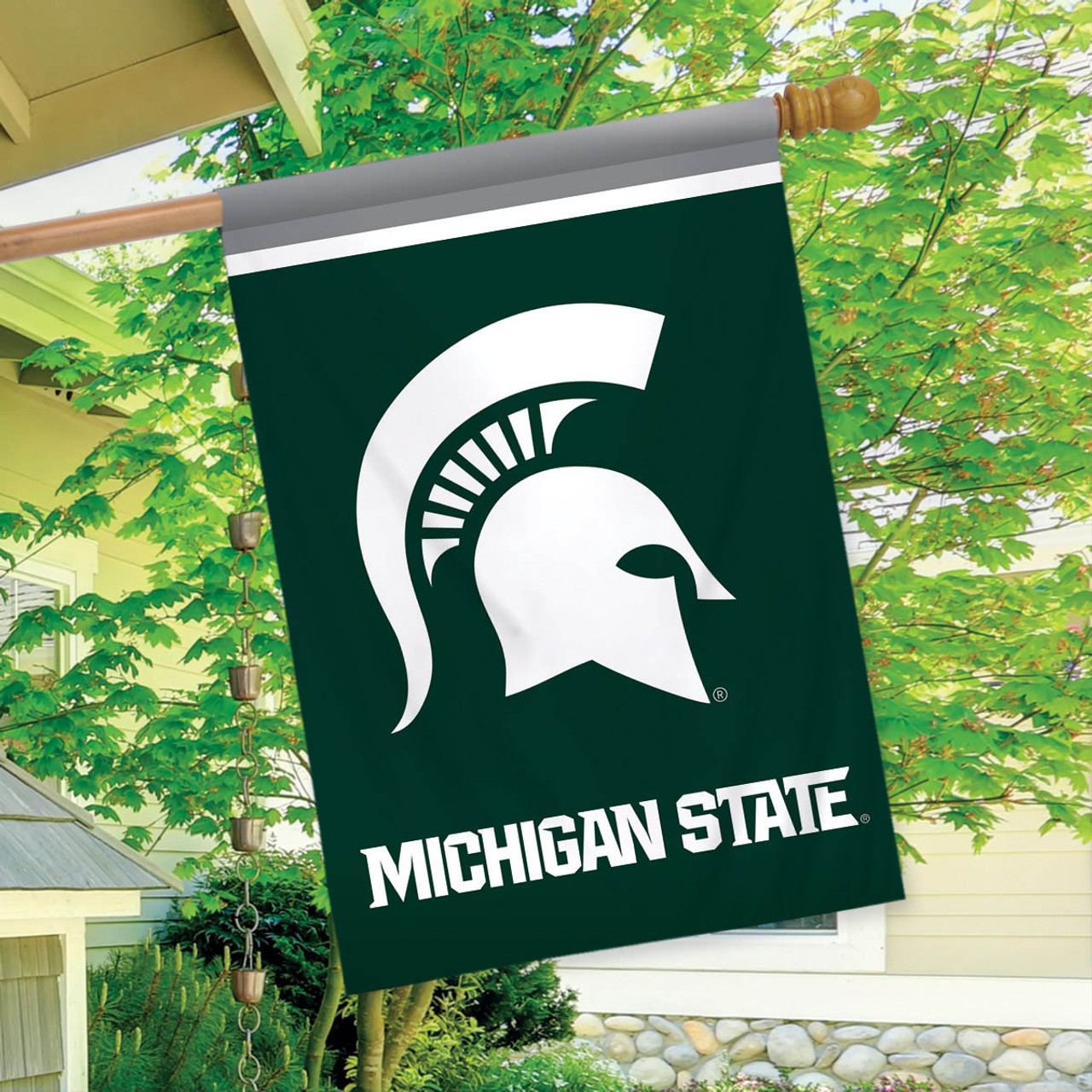 Michigan State Spartans NCAA Garden Flag, House Flag