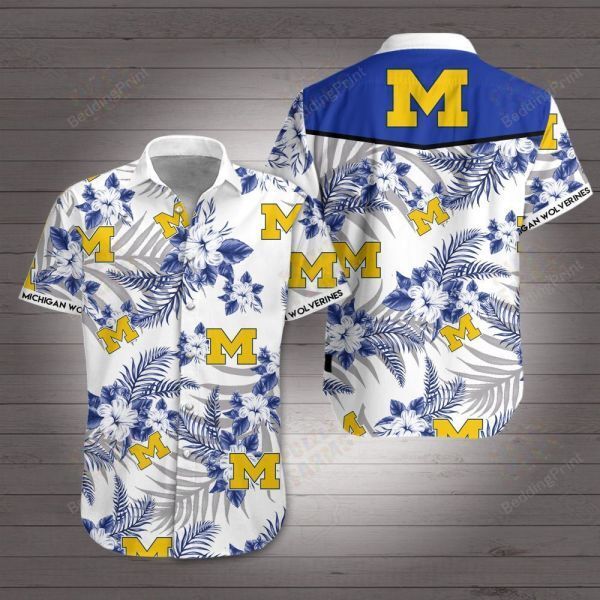Michigan Wolverines Hawaiian Shirt