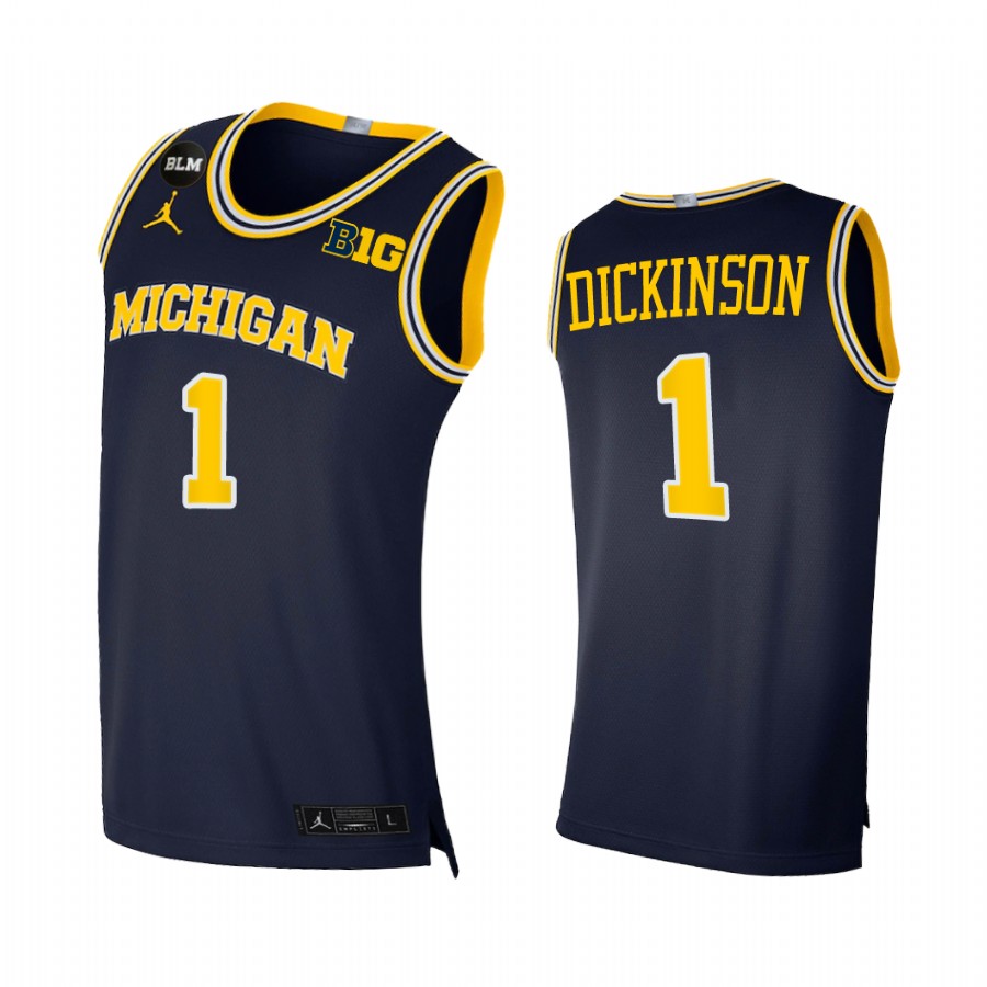 Michigan Wolverines Kobe Bufkin Jersey 2022-23 College Navy Limited Uniform