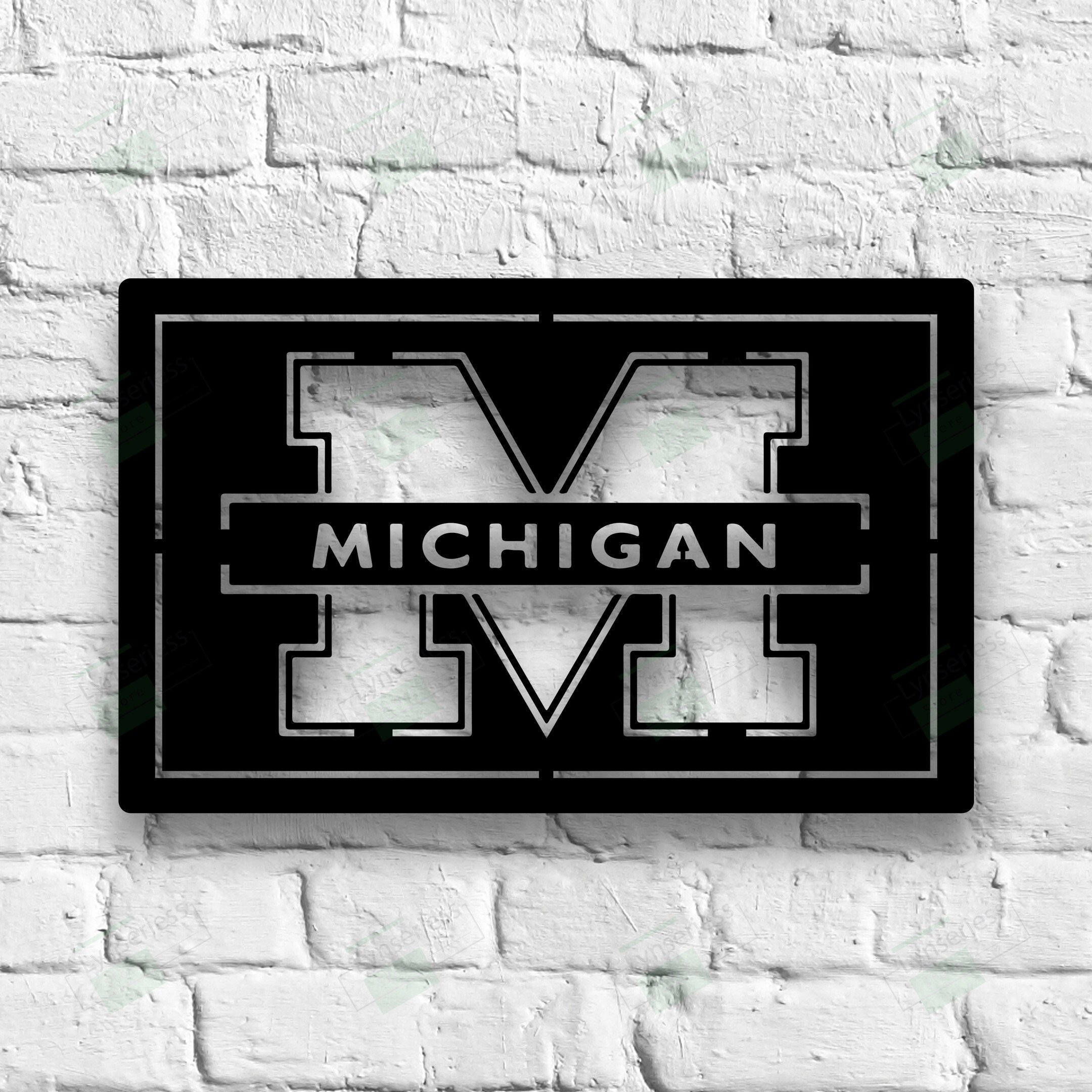 Michigan Wolverines Metal Sign – Led light sign