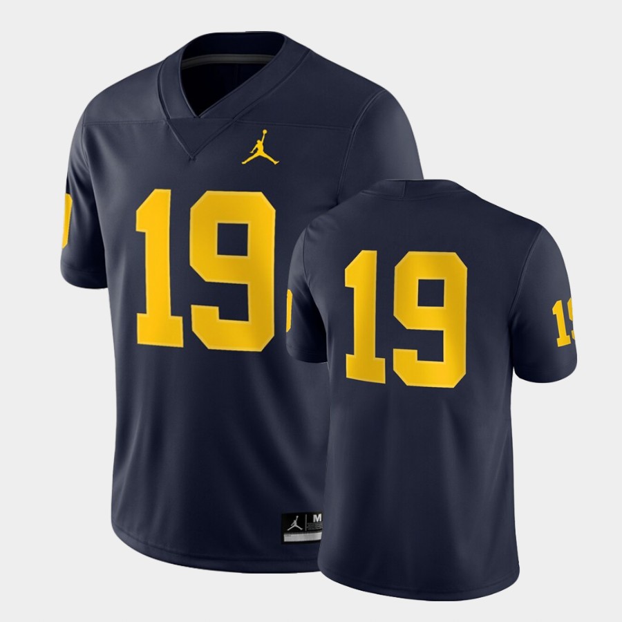 Michigan Wolverines Navy Game College Jersey