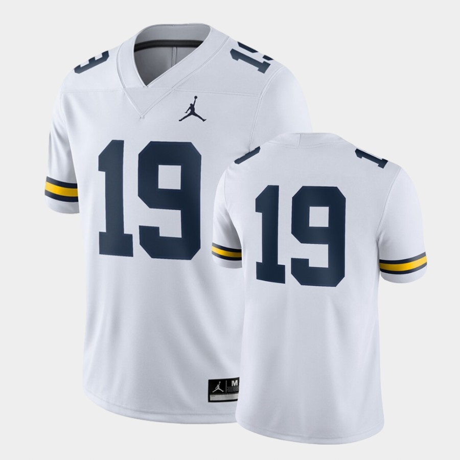 Michigan Wolverines White Game Jersey