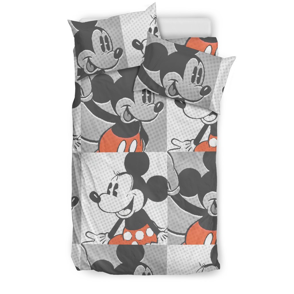 Mickey 3D Customized Duvet Cover Bedding Set