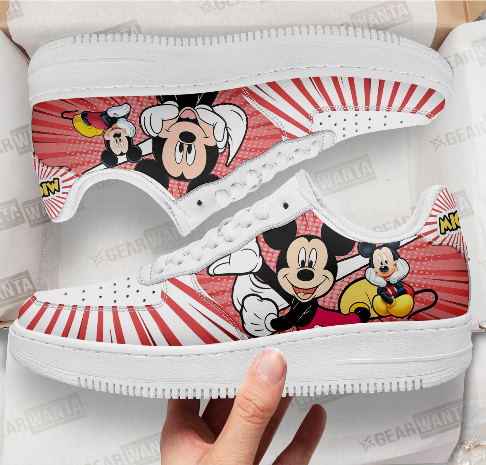 Mickey Air Sneakers Custom Shoes