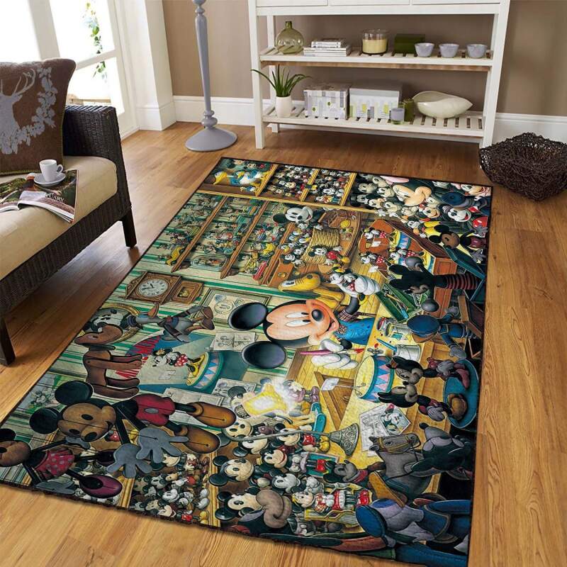 Mickey Disney Area Rectangle Rug