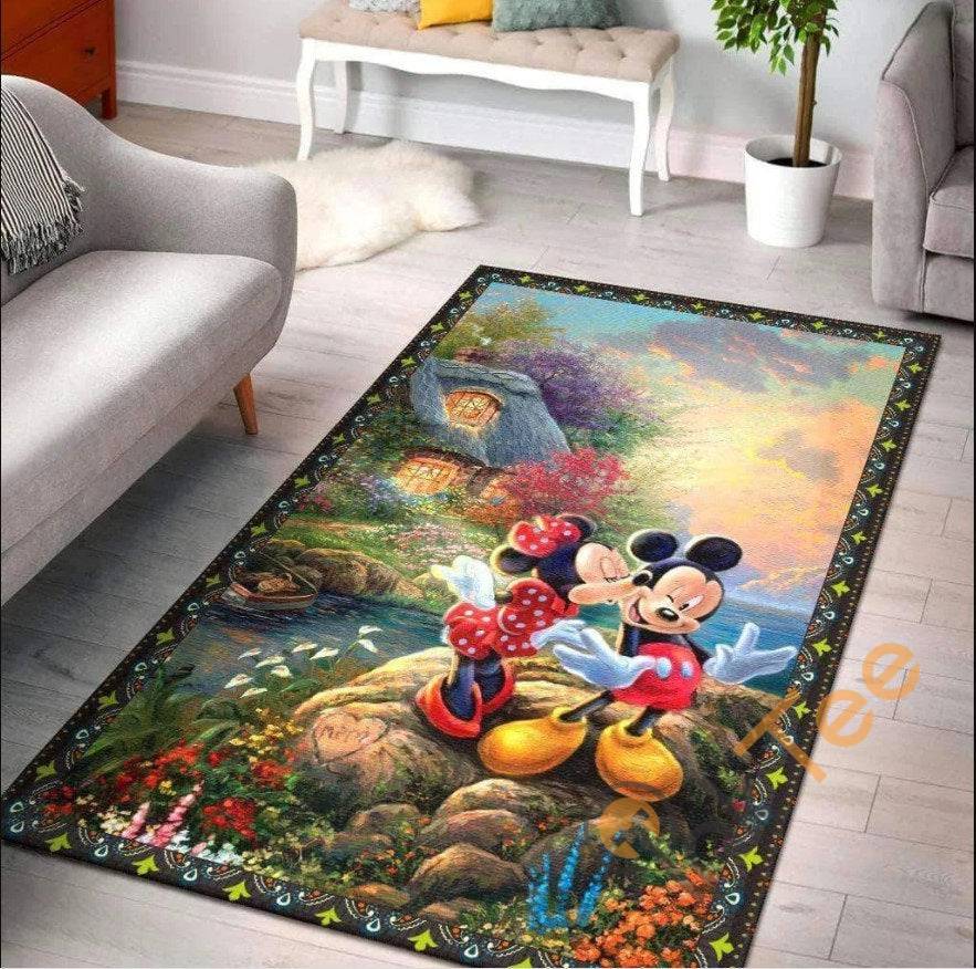 Mickey Minnie Mouse Carpet For Living Room Bedroom Disney Lover Home Decoration Rectangle Rug