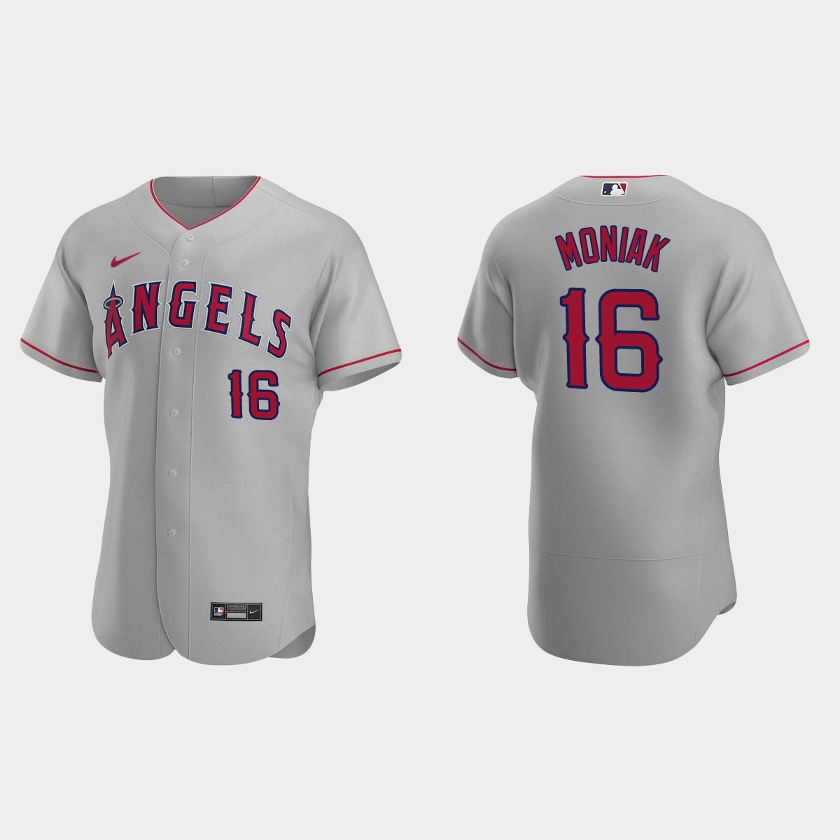 Mickey Moniak Los Angeles Angels Road Jersey - Gray