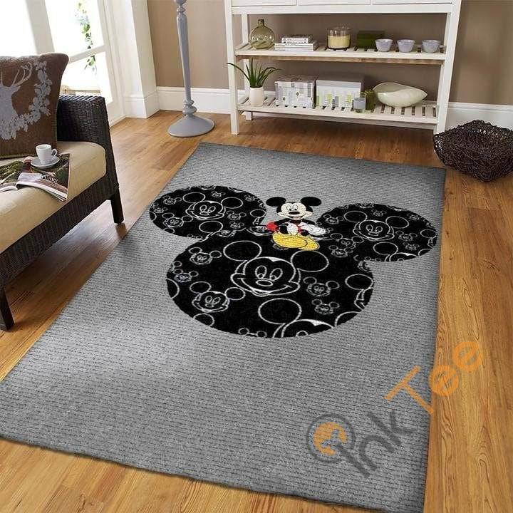 Mickey Mouse Carpet Kitchen Disney Lover Floor Decor Rectangle Rug