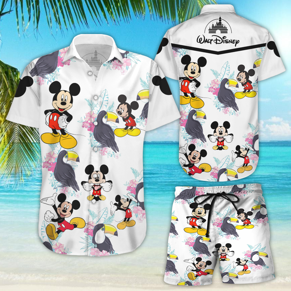 Mickey Mouse Disney Hawaiian Beach Shirt