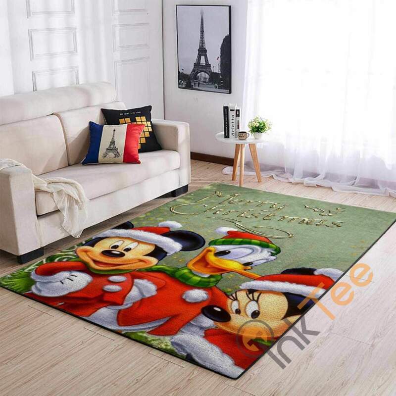 Mickey Mouse Dolnald Duck Area Rectangle Rug