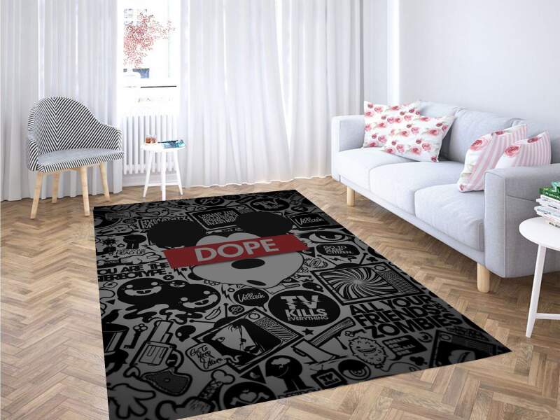 Mickey Mouse Hype Carpet Rectangle Rug