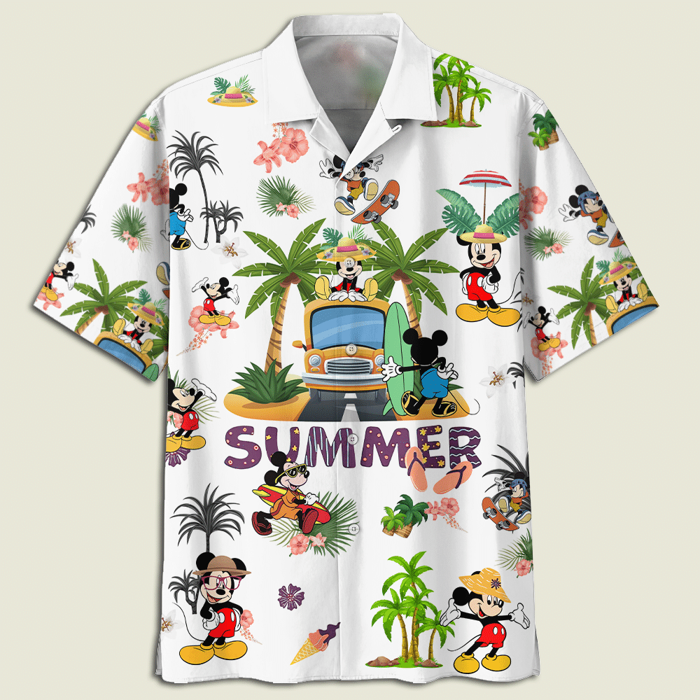 Mickey Mouse Summer time Hawaiian shirt