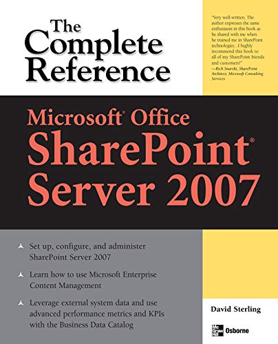 Microsoft® Office SharePoint® Server 2007: The Complete Reference (PDF/EPUB Version)