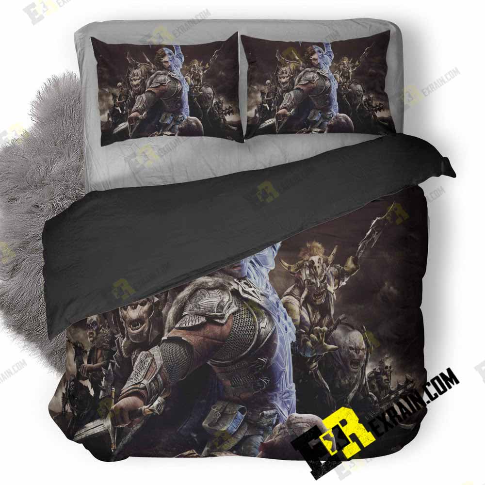 Middle Earth Shadow Of War 2 3D Customized Duvet Cover Bedding Set