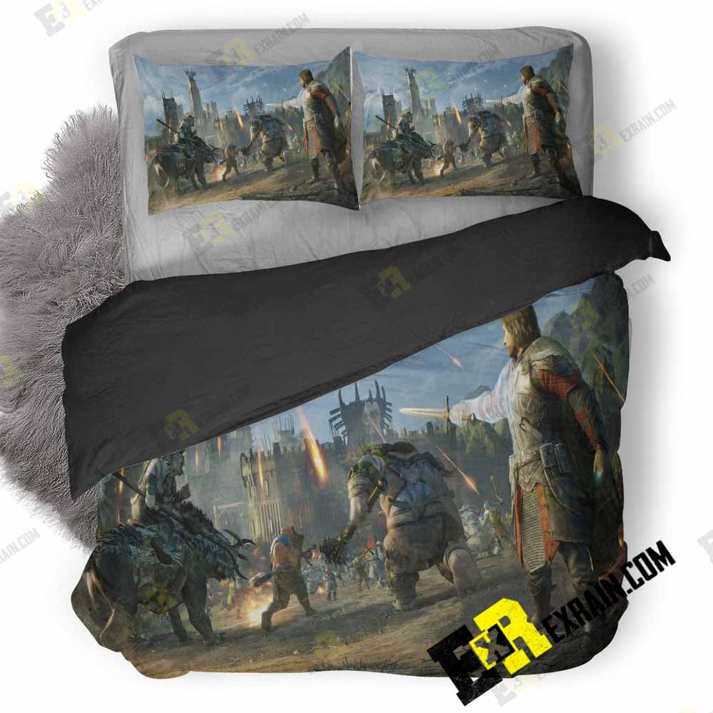 Middle Earth Shadow Of War O2 3D Customized Duvet Cover Bedding Set