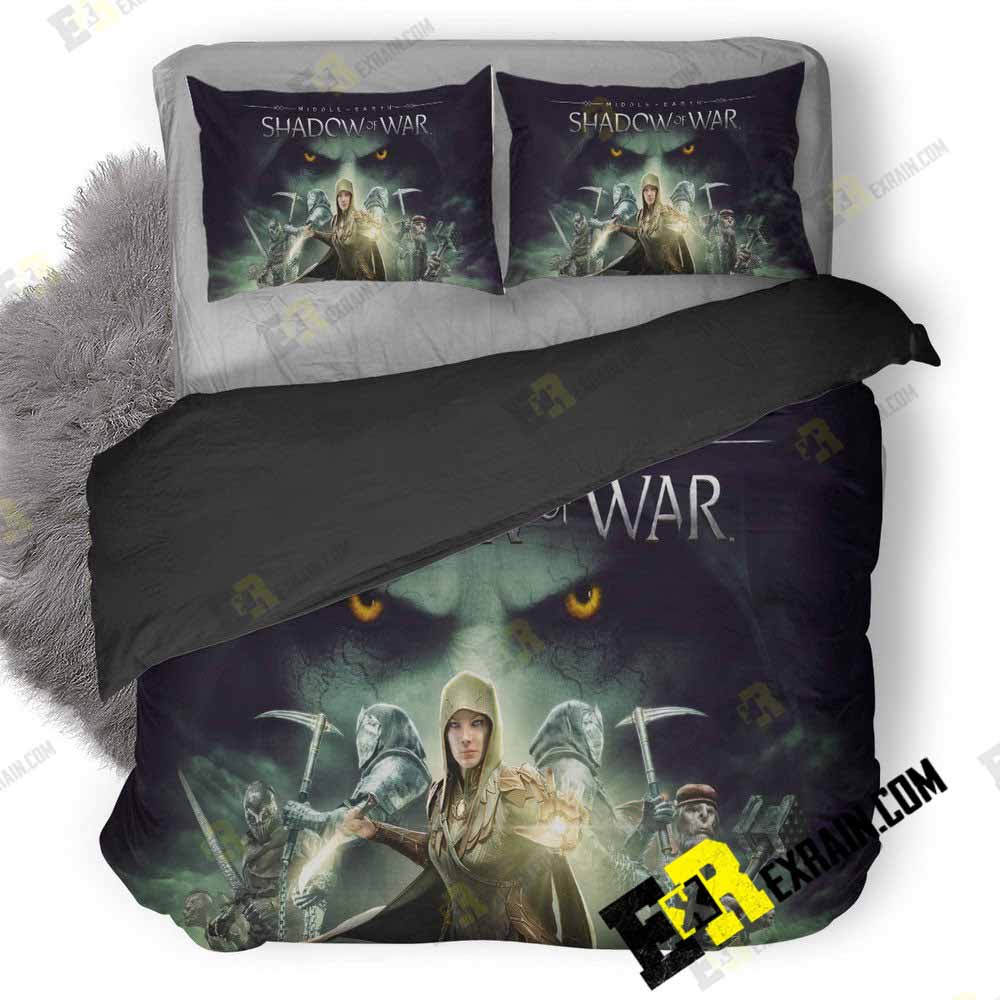 Middle Earth Shadow Of War U2 3D Customized Duvet Cover Bedding Set