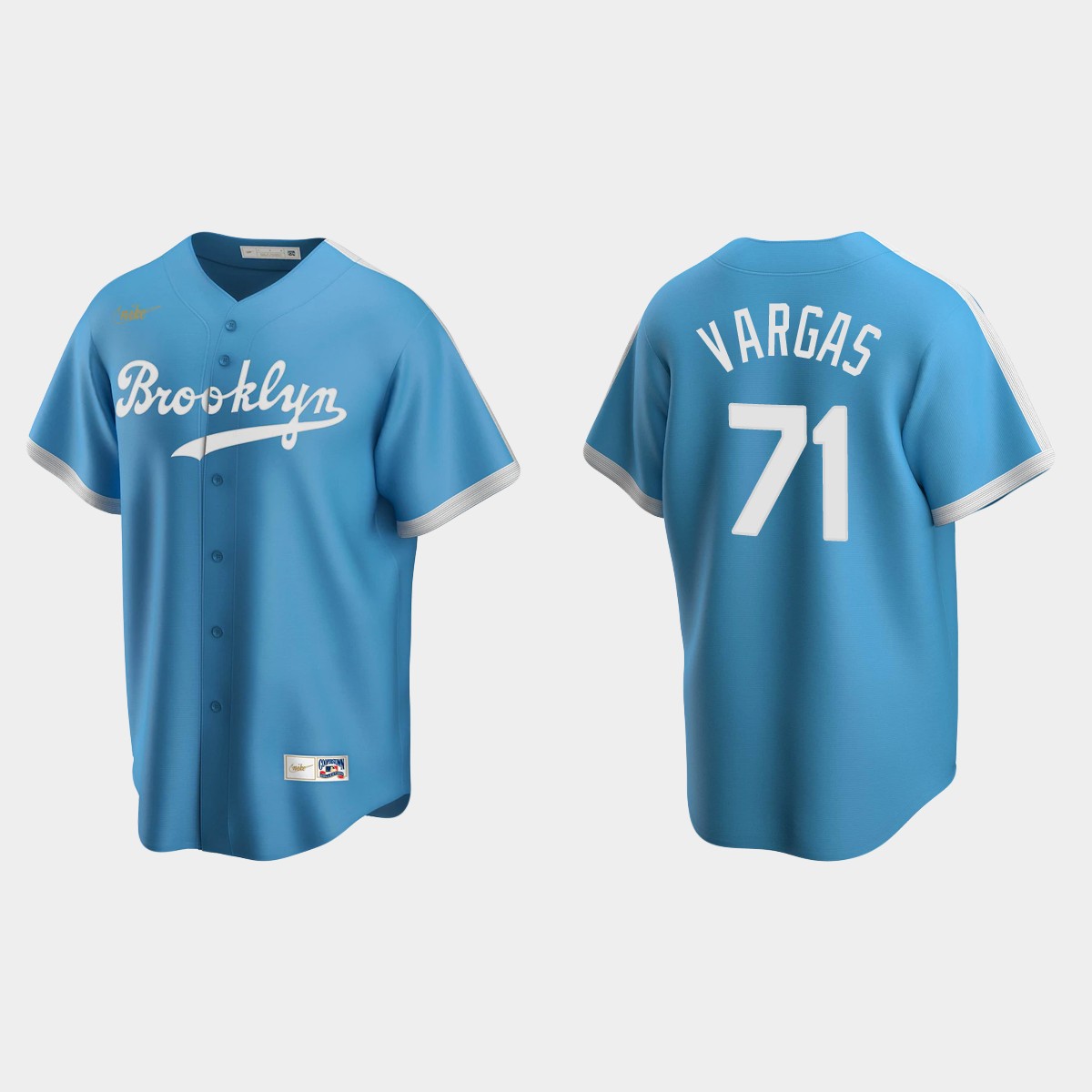 Miguel Vargas Los Angeles Dodgers Cooperstown Collection Alternate Jersey - Light Blue