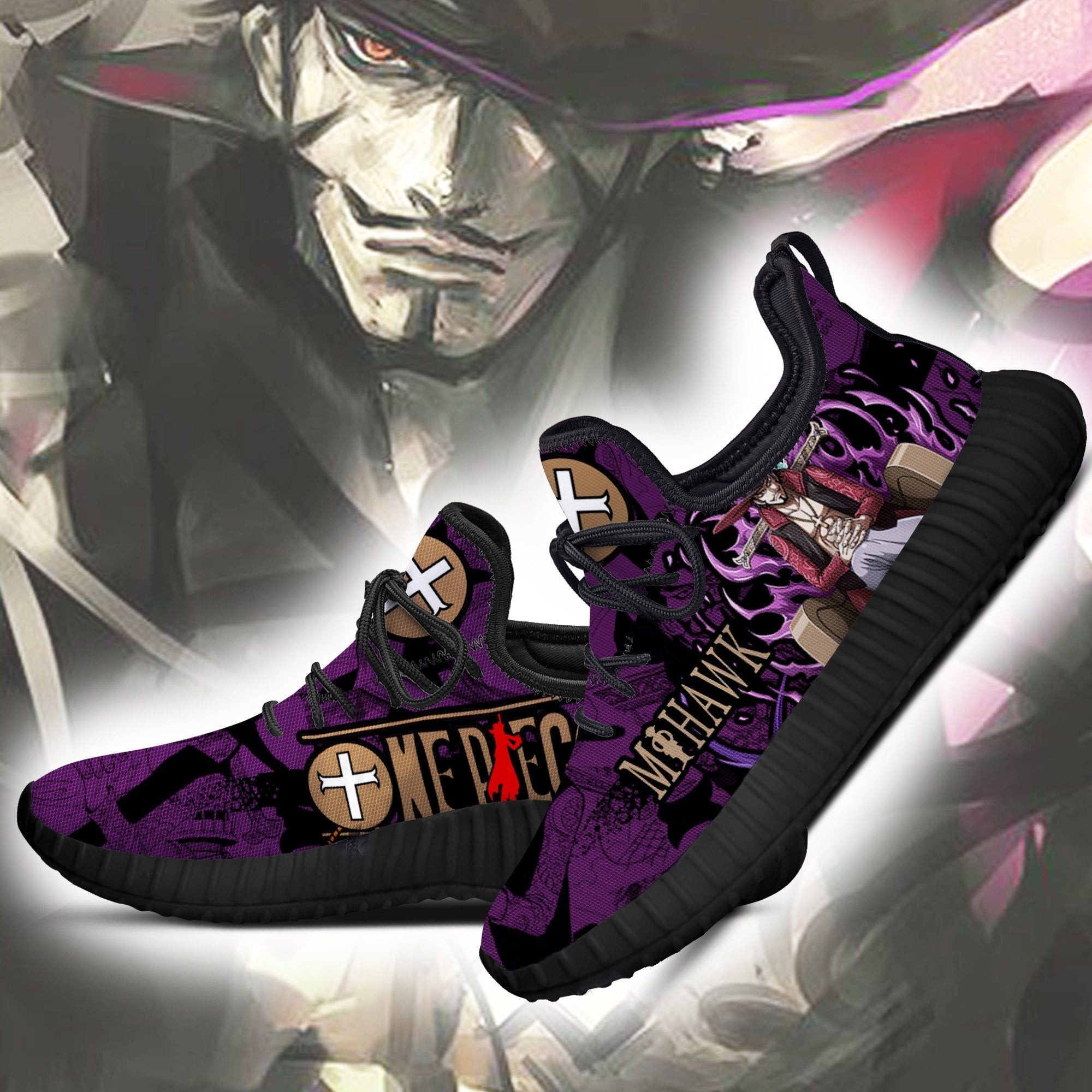 Mihawk Reze Shoes One Piece Anime Shoes Fan Gift Idea