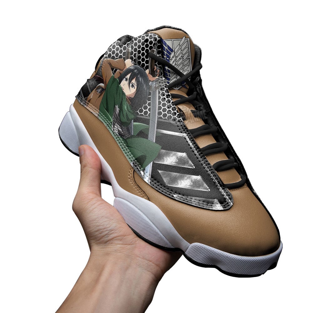 Mikasa Ackerman JD13 Sneakers AOT Custom Anime Shoes