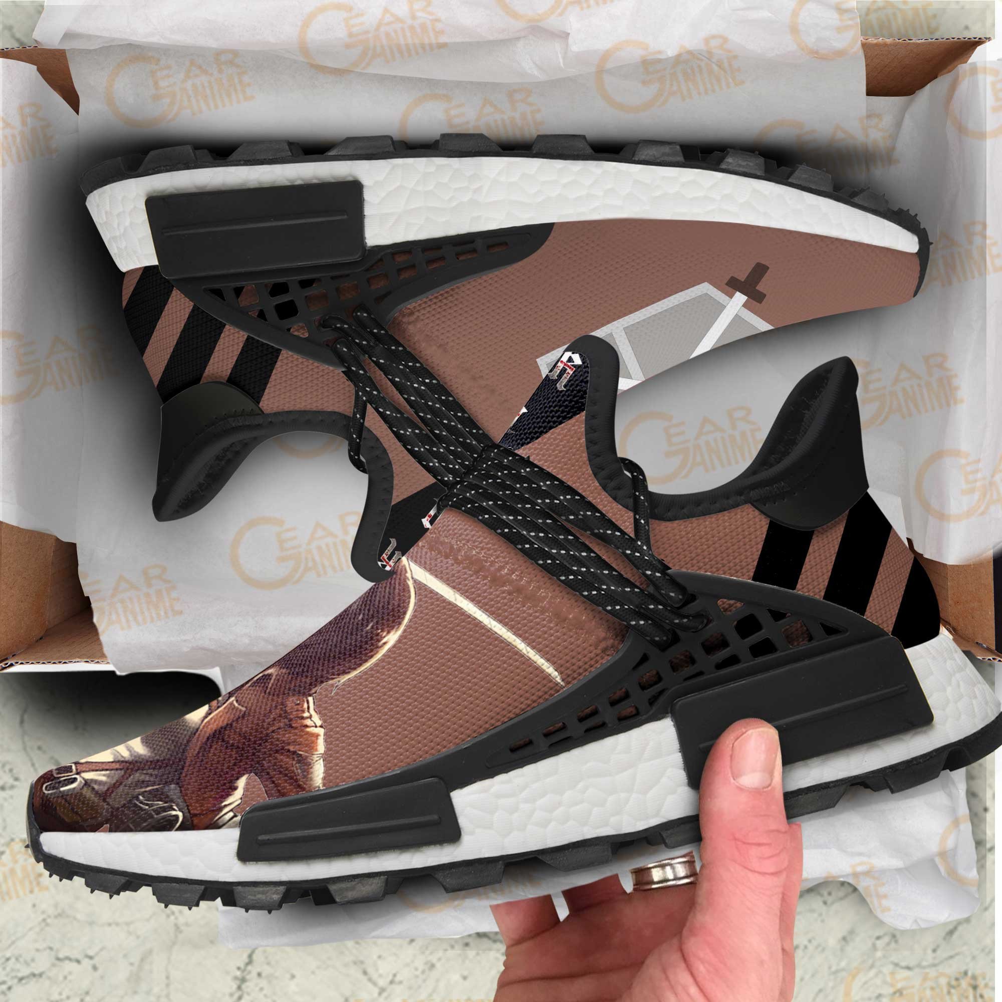 Mikasa Ackerman Shoes Attack On Titan Anime Shoes, NMD Shoes
