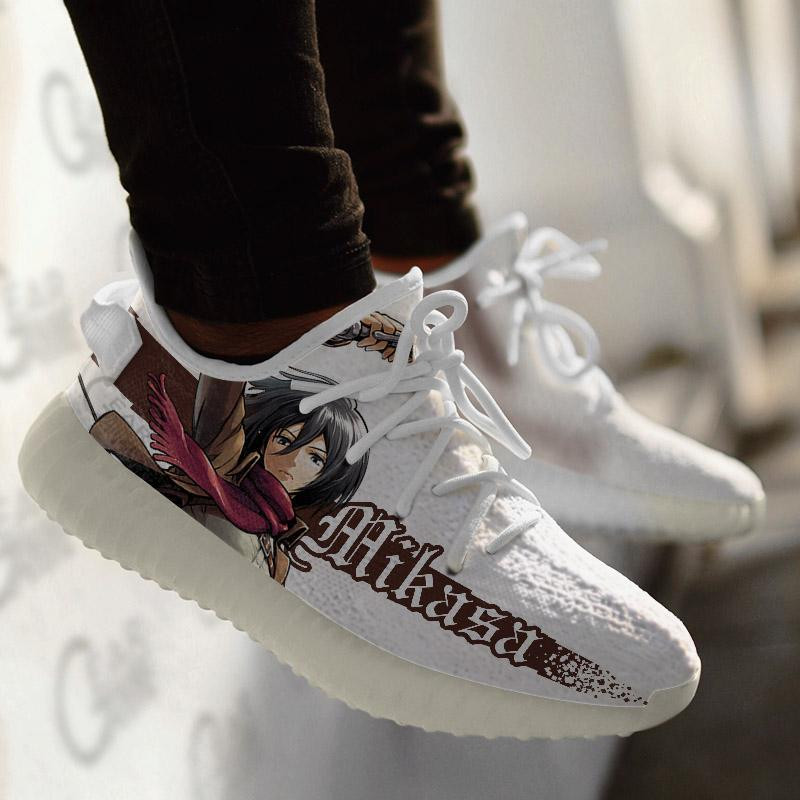 Mikasa Ackerman Shoes Attack On Titan Custom Anime Sneakers TT10 Gift For Fans