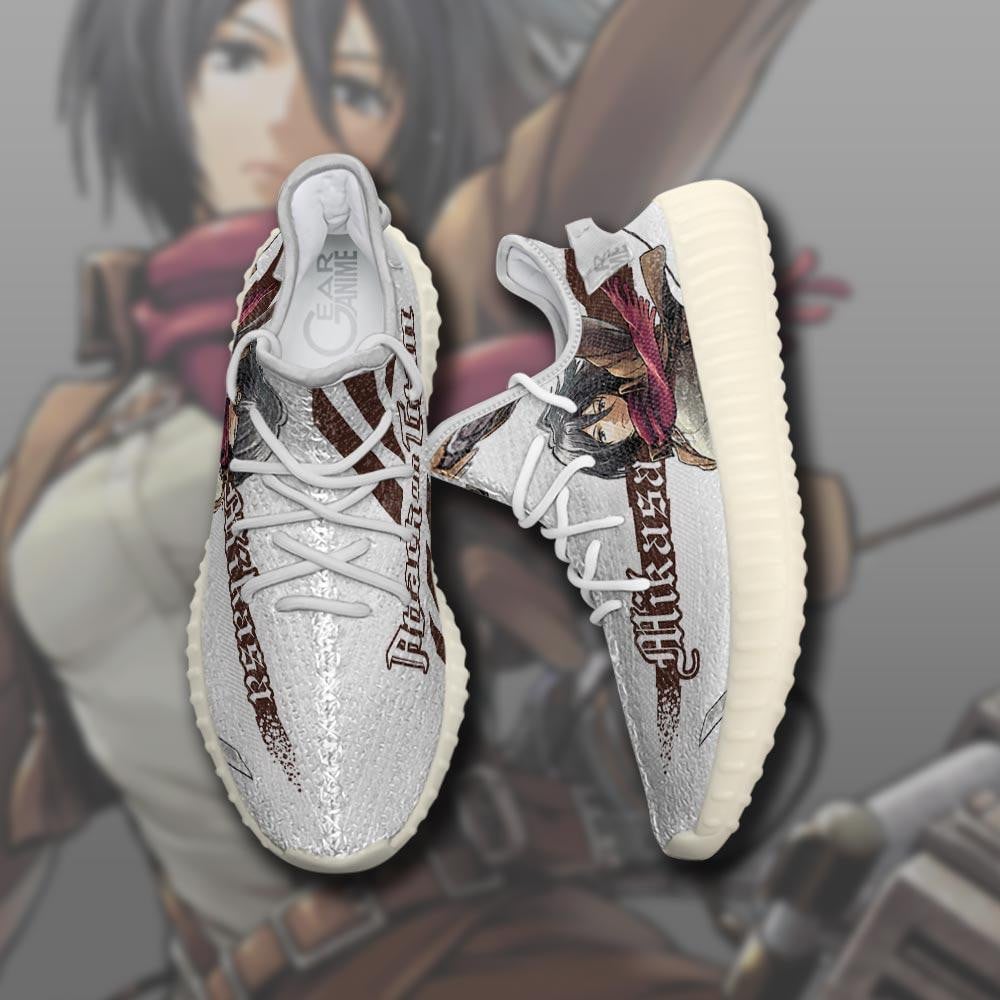 Mikasa Ackerman Shoes Attack On Titan Custom Anime Sneakers TT10 Gift For Fans