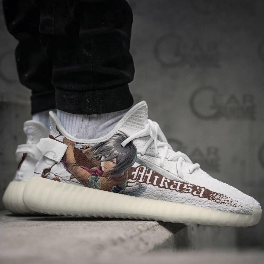 Mikasa Ackerman Shoes Attack On Titan Custom Anime Sneakers TT10
