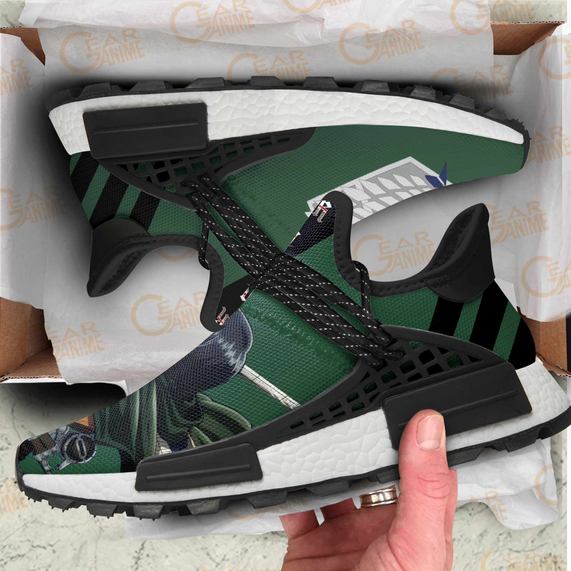 Mikasa Shoes Scout Team Attack On Titan Anime Shoes, NMD Shoes