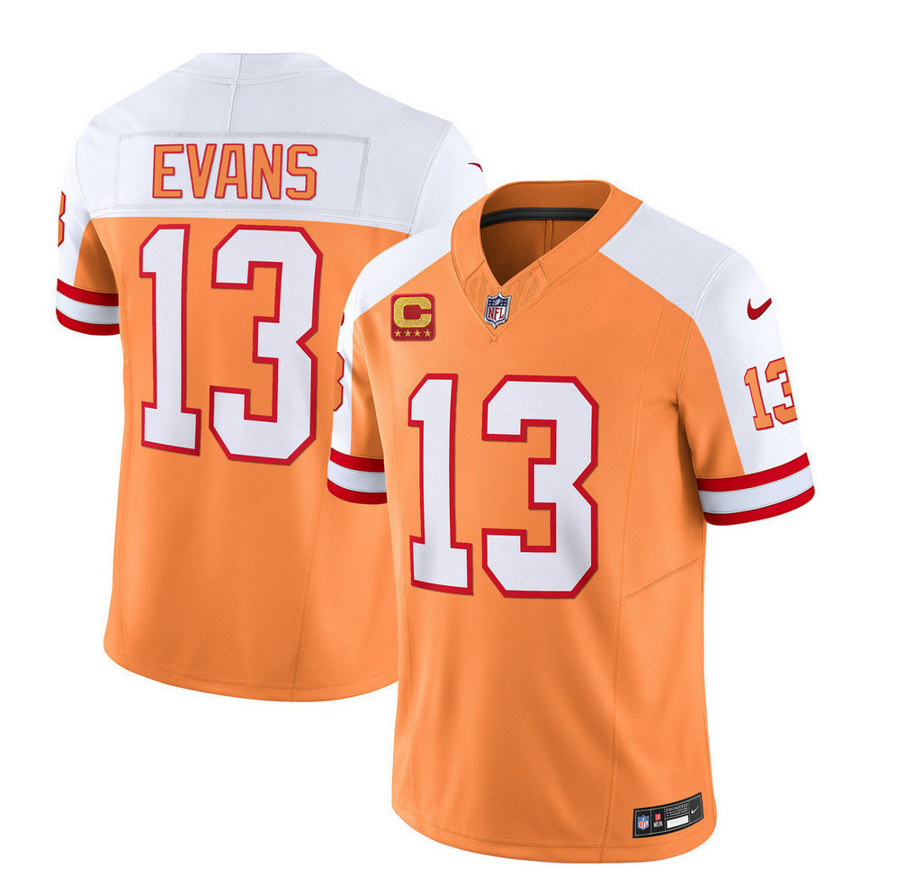 Mike Evans Men's Tampa Bay Buccaneers Throwback Limited Aternate Jersey - All Stitched 