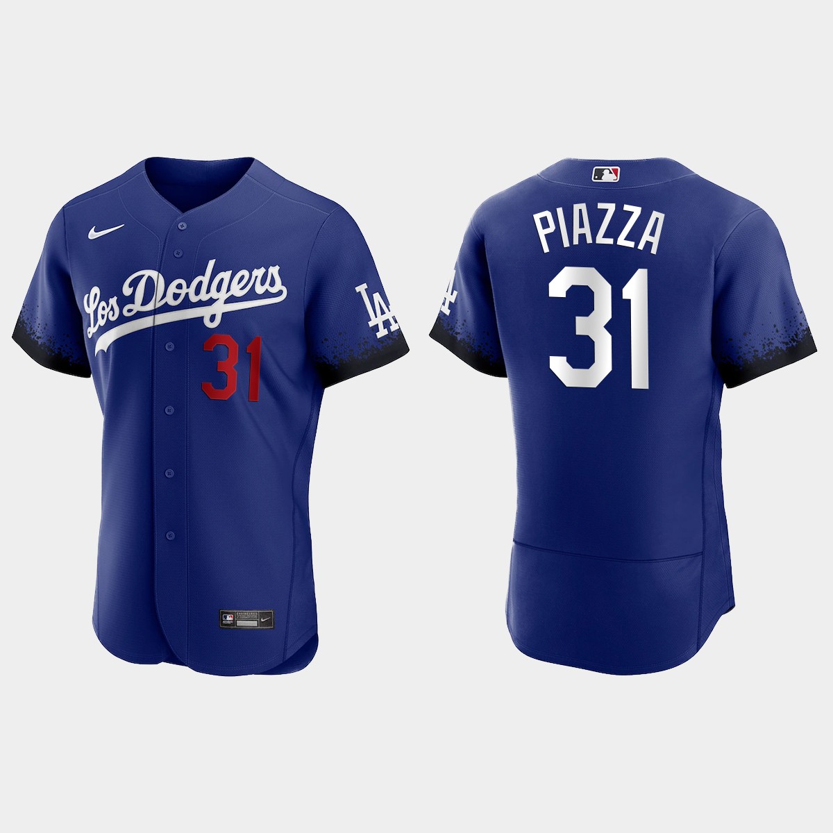 Mike Piazza Los Angeles Dodgers 2021 City Connect Jersey - Royal
