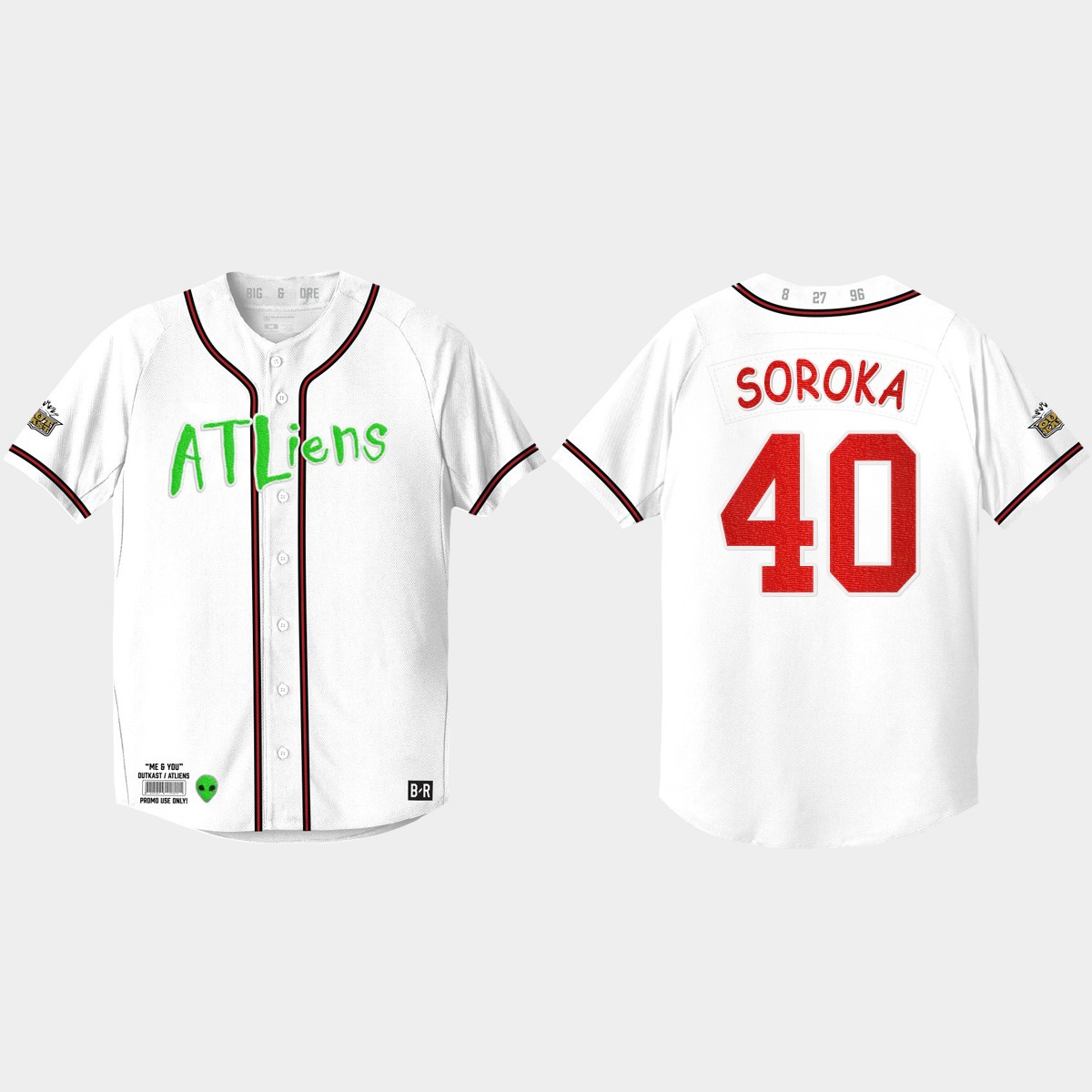 Mike Soroka Atlanta Braves 25th Anniversary Outkast Jersey - White