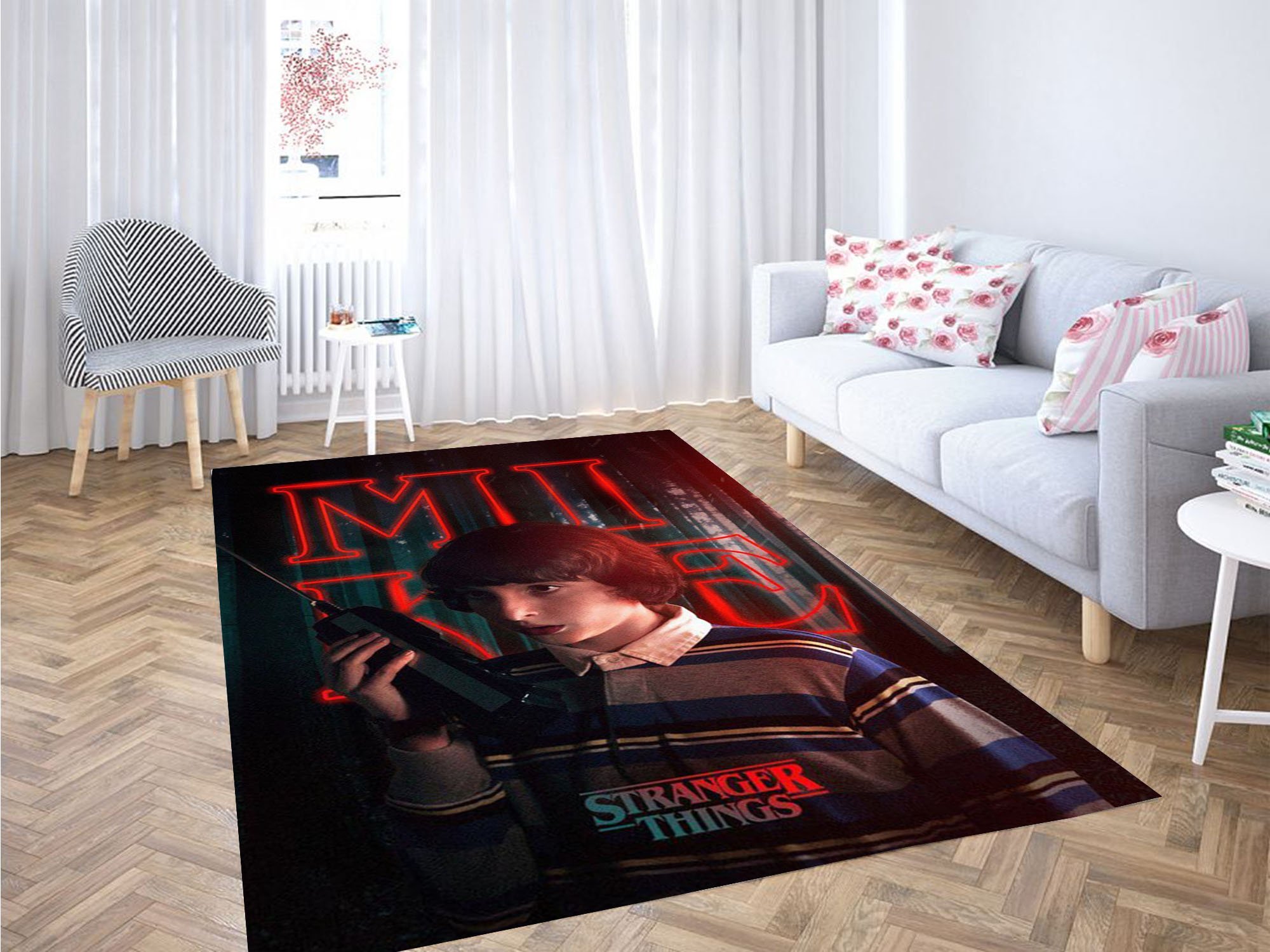 Mike Stranger Things Carpet Rectangle Rug