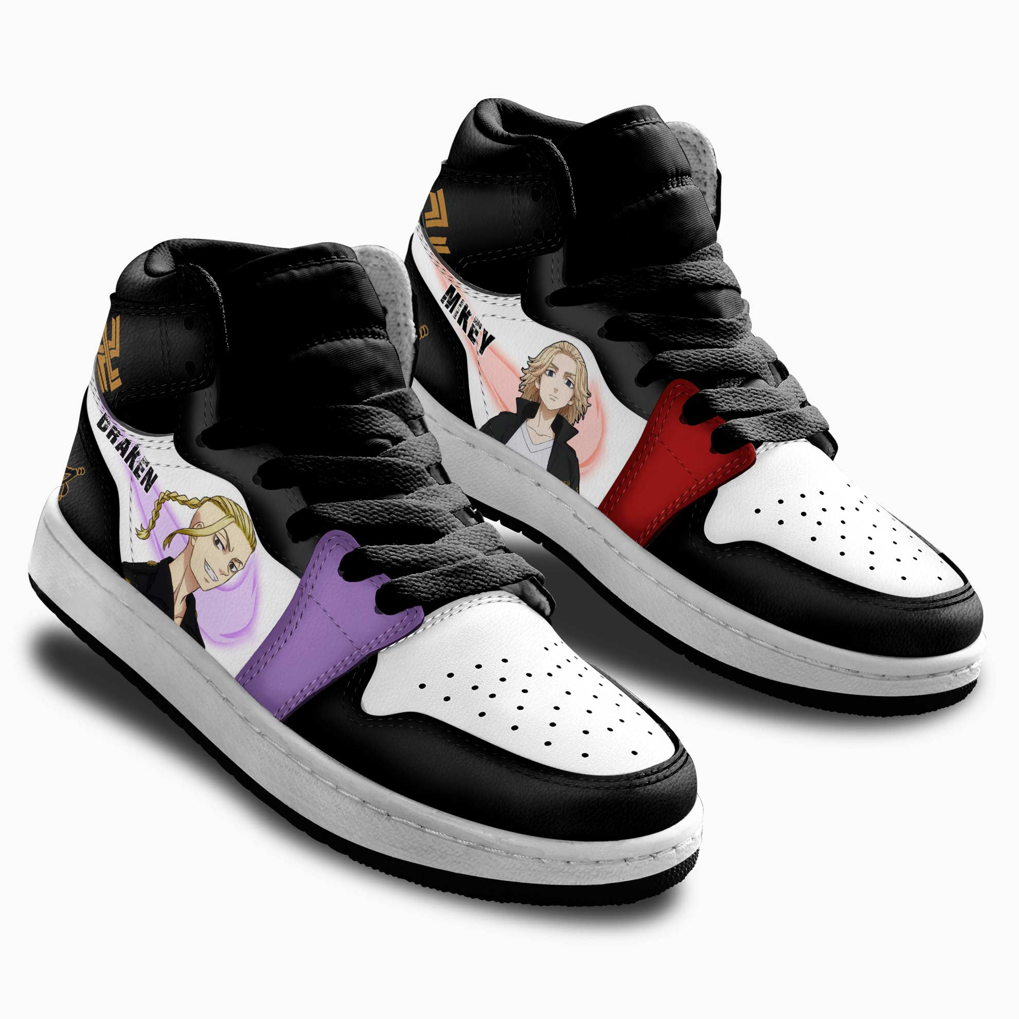 Mikey and Draken Kids Sneakers Tokyo Revengers Anime Shoes For Kids