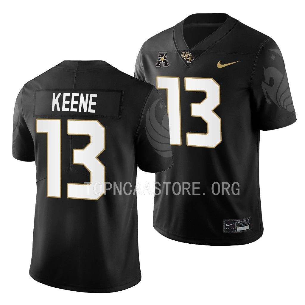Mikey Keene UCF Knights #13 Black Jersey 2022 College Men's Game Uniform